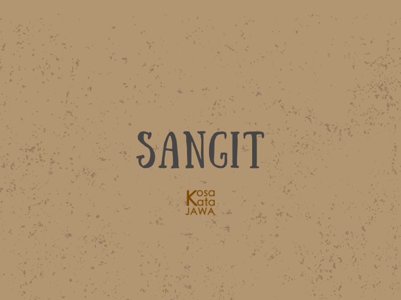 Sangit artinya