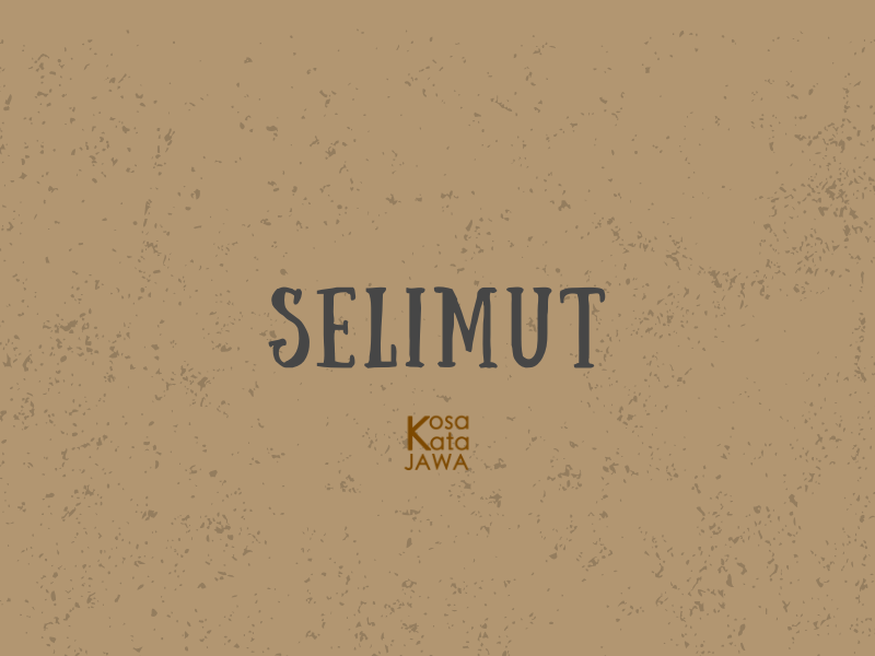 Bahasa jawanya selimut