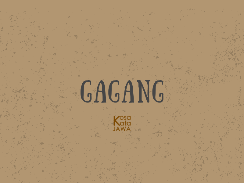 Gagang artinya
