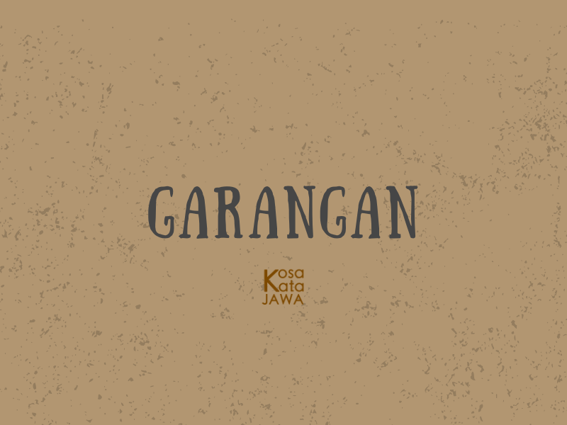 Garangan artinya