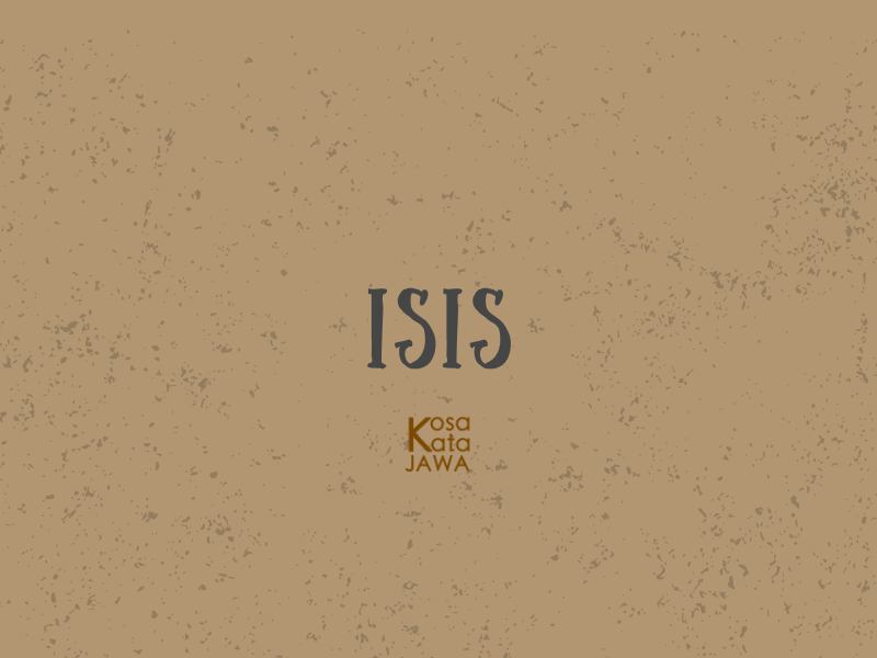 Isis artinya