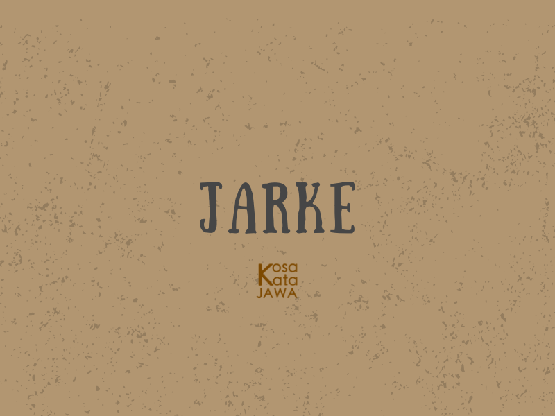 Jarke artinya