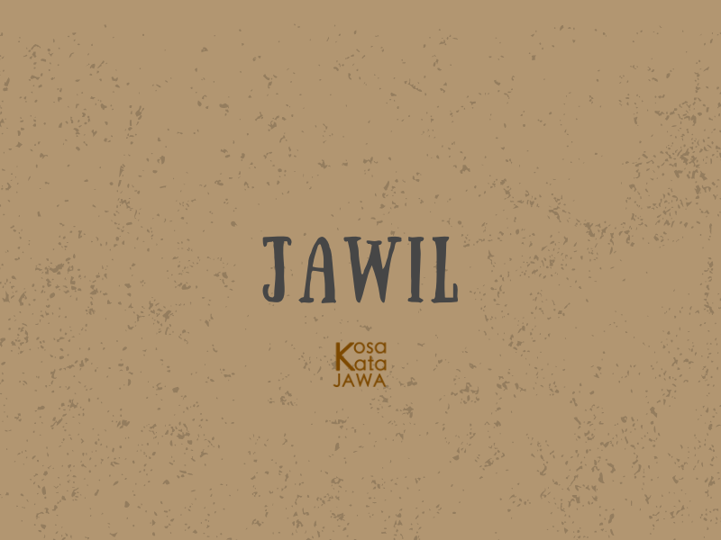 Jawil artinya