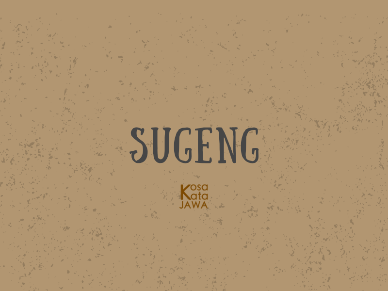 Sugeng artinya
