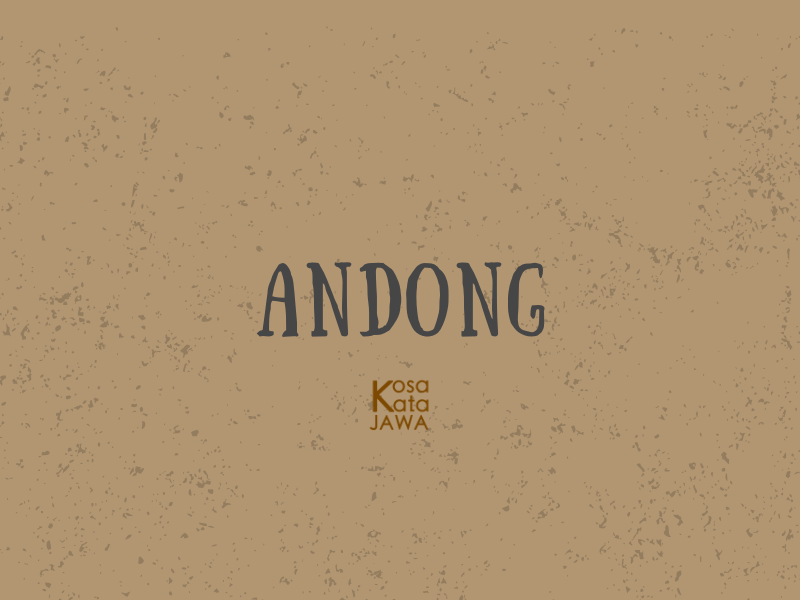 Andong artinya