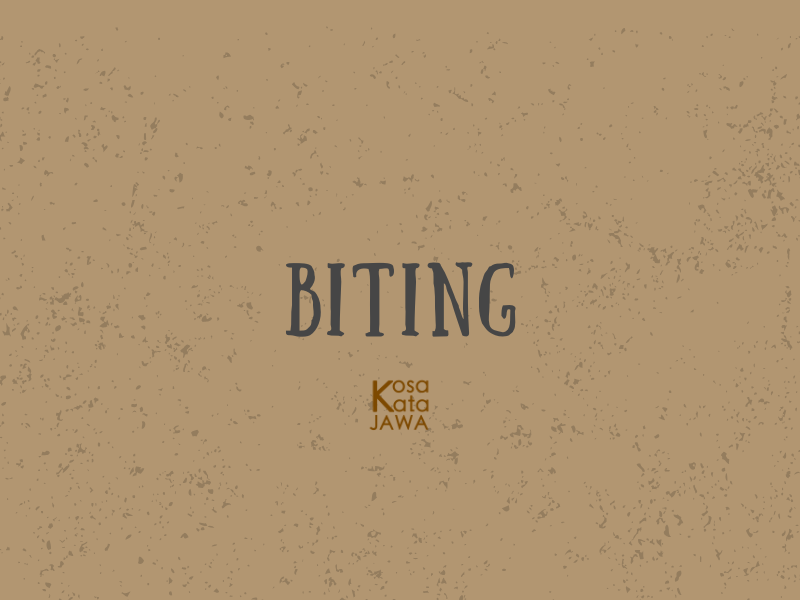 Biting artinya