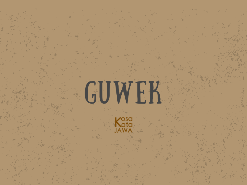 Manuk Guwek artinya
