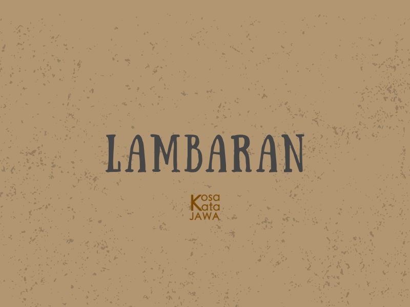 Lambaran artinya
