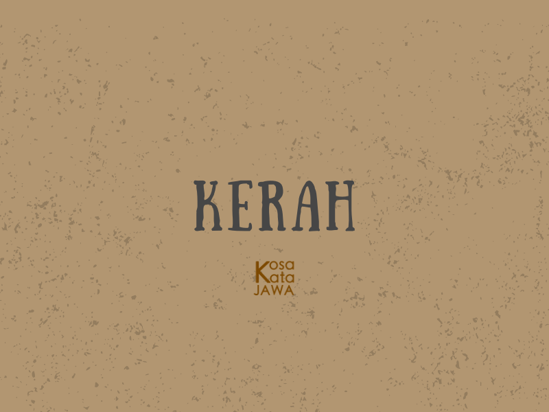 Kerah artinya