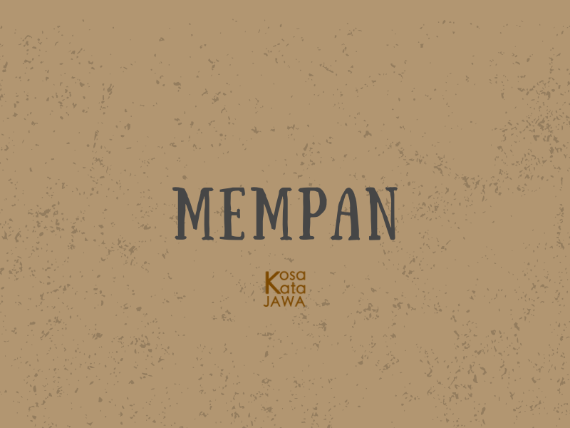 Bahasa jawanya mempan