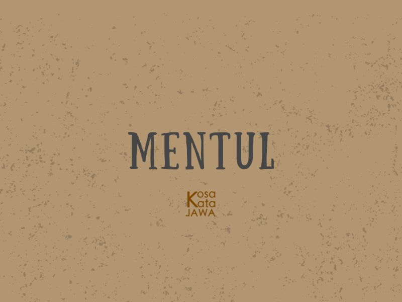 Mentul artinya