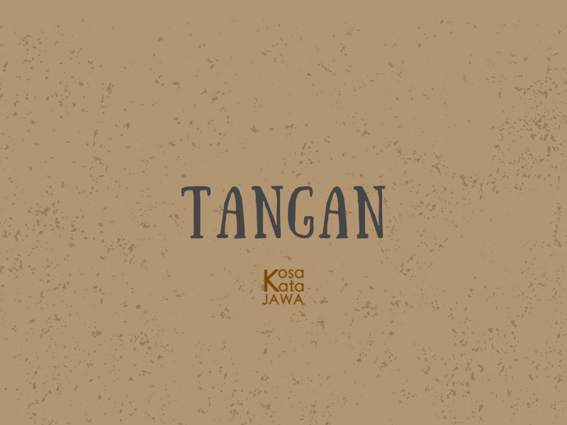 Bahasa jawanya tangan