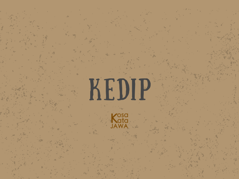 Bahasa jawanya kedip