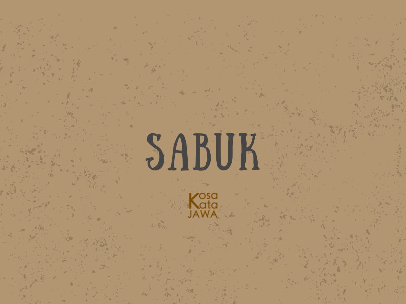 Bahasa jawanya sabuk