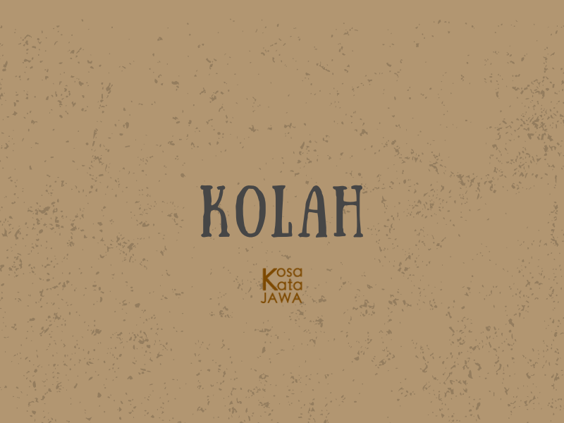 Kolah artinya