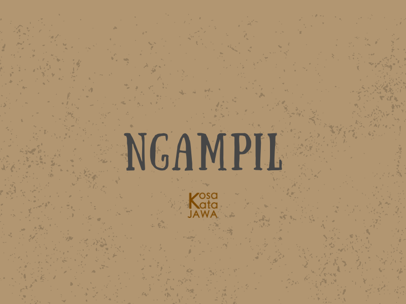 Ngampil artinya