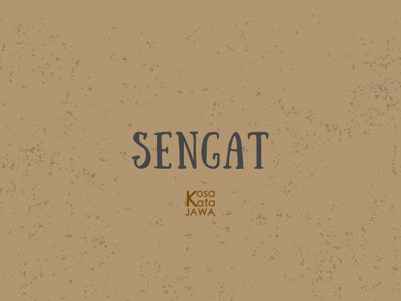 Bahasa jawanya sengat